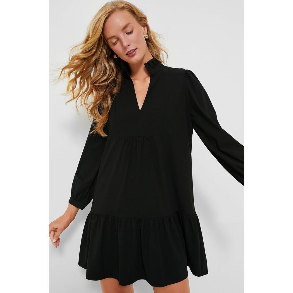TUCKERNUCK Black Crepe Palmerston Dress Size XL NWT Retail $168 Tuckernuck